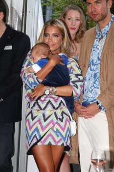 Sylvie Meis with baby Alexander Lucien Rienau and at the RTL Summer Party in Hamburg / Archive photos