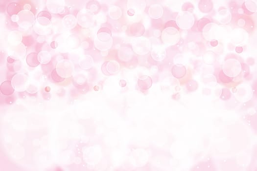 Pink bokeh background.