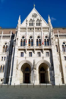 Parliament building in Budapest, Hungary
