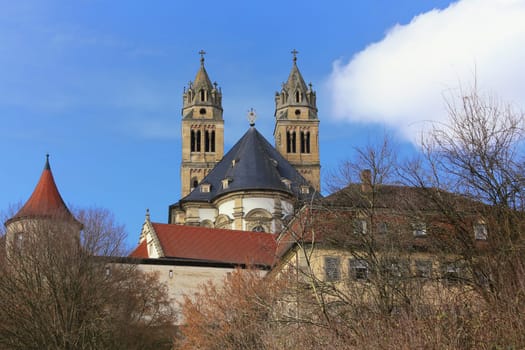 View to the Comburg in Schwäbisch Hall
