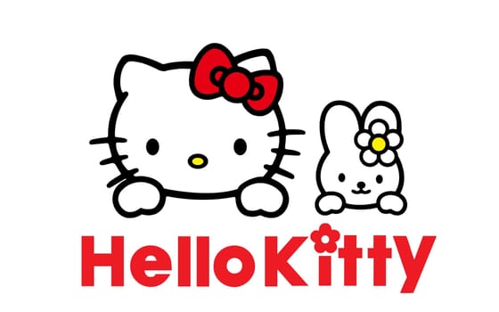 Hello Kitty And Bunny illustration cartoon cute