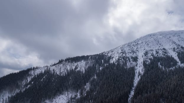 ski resort Jasna Slovakia mountain aerial drone top view