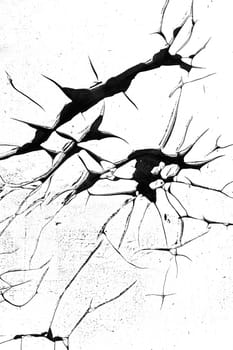 Cracked and peeled surface - grunge cracked texture - detail