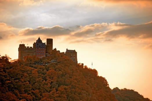 Schönburg in the evening