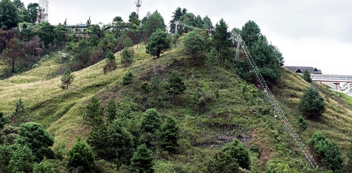 morro do elefante elephant hill cable car Campos do Jordao tourism hill