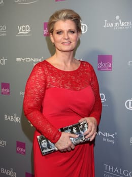 Andrea Spatzek,. Presentation of the Gloria - German Cosmetics Award 2018 at the Hilton Düsseldorf