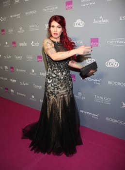 Sara Pavo ,last year gewiinnerin,. Presentation of the Gloria - German Cosmetics Award 2018 at the Hilton Düsseldorf