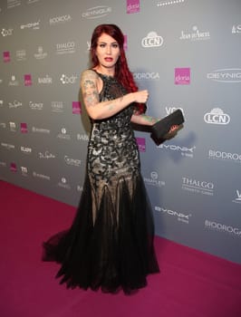 Sara Pavo ,last year gewiinnerin,. Presentation of the Gloria - German Cosmetics Award 2018 at the Hilton Düsseldorf