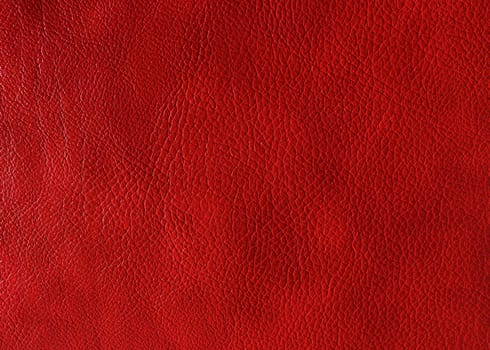 Red leather texture. May used as background.
