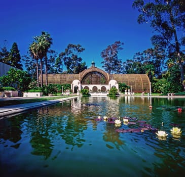 Botanical Building in Balboa Park,San Diego