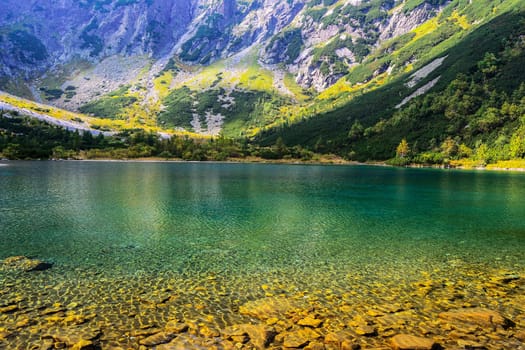 Green Lake in High Tatra Mountains, Slovakia