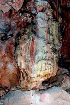Inside Kents Cavern prehistoric cave / Torquay, Dorset, UK