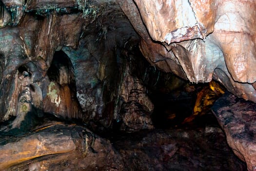 Inside Kents Cavern prehistoric cave / Torquay, Dorset, UK