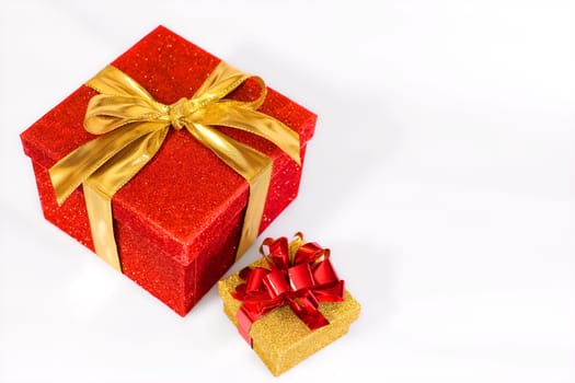 Christmas ornaments and gift box