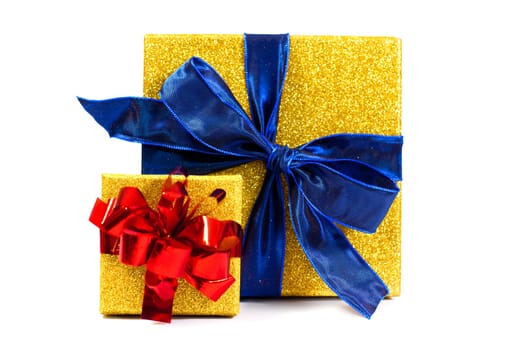Christmas ornaments and gift box