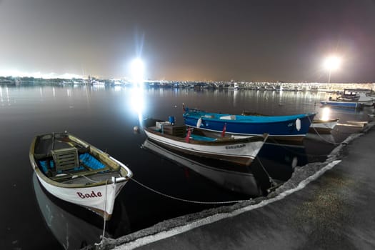 Boats in the night