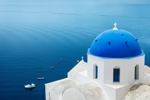Oia village at sunset, Santorini island, Greece