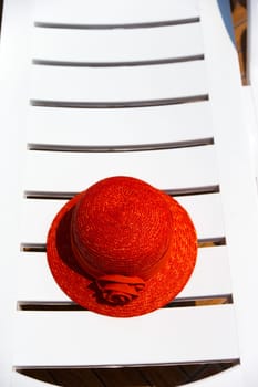 Sun chairs at the pool
