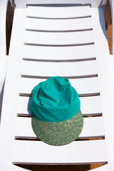 Sun chairs at the pool