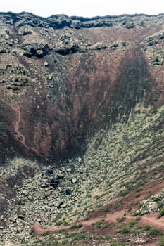 Inside the crater of a volcano "La Corona"" - Lanzarote, Canary Islands, Spain"