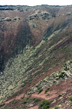 Inside the crater of a volcano "La Corona"" - Lanzarote, Canary Islands, Spain"