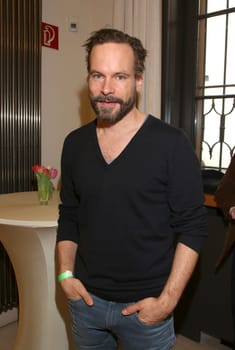 Wanja Mues,.at the annual Hamburg film brunch on the occasion of the 68.  International Film Festival in Berlin at the representation of the Free and Hanseatic City of Hamburg in Berlin.