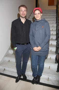 Tobias Rosen and Katja Benrath ,.at the annual Hamburg Film Brunch on the occasion of the 68.  International Film Festival in Berlin at the representation of the Free and Hanseatic City of Hamburg in Berlin.