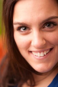 young woman showing off self confidence and relaxed power because she's her own