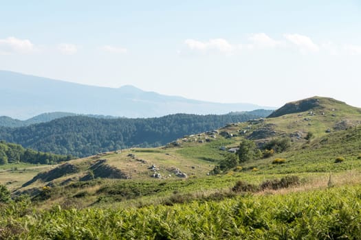 Mountain landscape in Montalbano Elicona Sicily