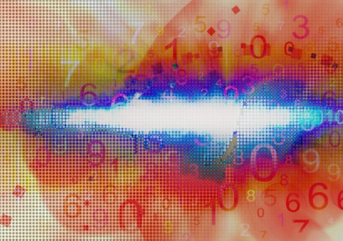 abstract technology-computer-response explosion