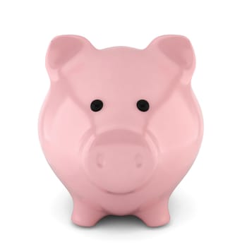 Piggy bank. 3d illustration on white background