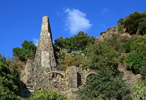 Ruin old mill Crete