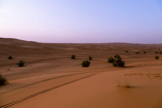 The Red sand of the Pink Rock Desert, Sharjah, Dubai, UAE