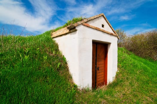Old wine cellar,for storing and maturing the wine