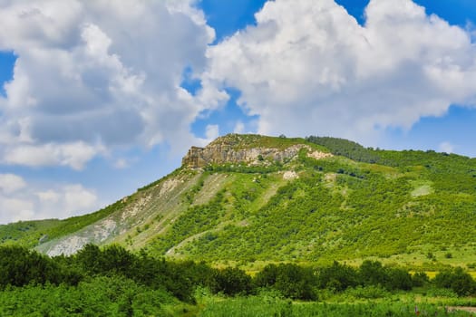 Mountain and Clouds in Bulgaria