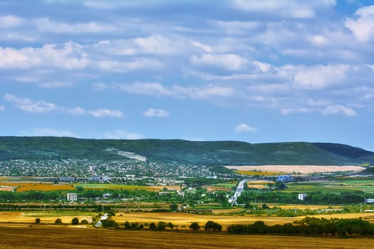 View of Devnja town in Varna Province, Northeastern Bulgaria