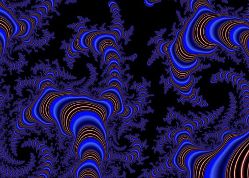 Purple Fractal Background - Abstract Artistic Illustration for Your Graphic Design