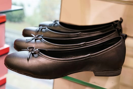 black women's shoes at a flea market in Berlin