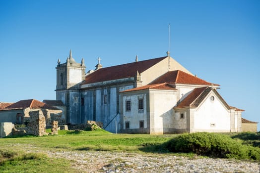 Church in the beautiful Cabo Espichel, Portugal
