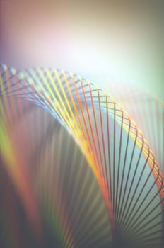 3D illustration. Abstract image in artistic shape and colors for use as background.