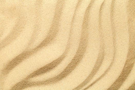 sand texture for summer background. copy space. top view