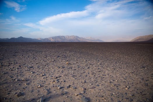 Andes in the Nazca desert. Peru . One of the hottest places on the planet.