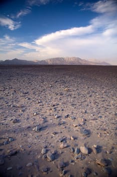 Andes in the Nazca desert. Peru . One of the hottest places on the planet.