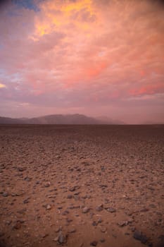 Andes in the Nazca desert. Peru . One of the hottest places on the planet.