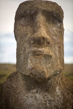 Moais at Ahu Tongariki (Easter island, Chile)