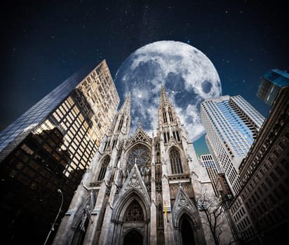 St Patricks Cathedral in downtown Manhattan, New York City