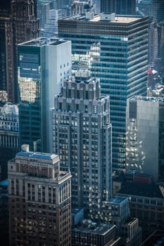 Sunset in Manhattan, New York, USA