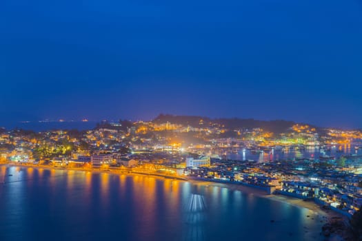 Cheung Chau island at sunset moment, hong kong landmark