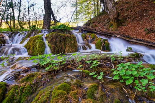 Waterfall Plitvice Lakes,destination in Croatia