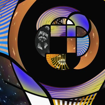 Circular Abstract Composition